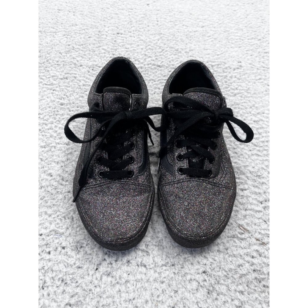 VANS Old Skool Multicolor Glitter Lace Up Low Top Sneaker Men's 5 Women's 6.5